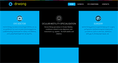 Desktop Screenshot of drwong.com.au